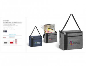 Corporate Gifts  Coolers and Outdoor  Coolers
Blackstone 16-Can Cooler
Code: COOL-5345