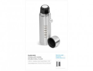 Consulate 500Ml Double-Wall Flask
Code: FLASK-6630