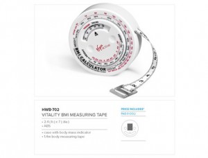Vitality Bmi Measuring Tape
Code: HWB-702