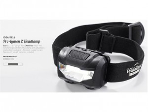Pro-Lumen 2 Headlamp
Code: IDEA-3622