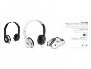 Frequency Wired Headphones
Code: TECH-4205