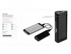Sunsurge 2200mAh Solar Power Bank
Code: TECH-4695