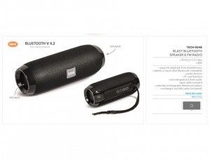 Blast Bluetooth Speaker & Fm Radio
Code: TECH-5046