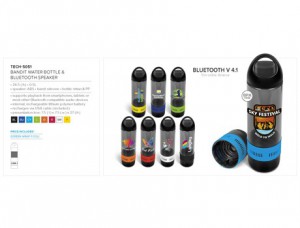 Bandit Water Bottle & Bluetooth Speaker 500Ml
Code: TECH-5051