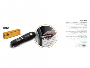 Stac 3-In-1 Tyre Gauge
Code: TOOL-9950