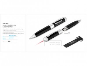 Kilobyte USB Pen & Laser Pointer
Code: USB-4506
